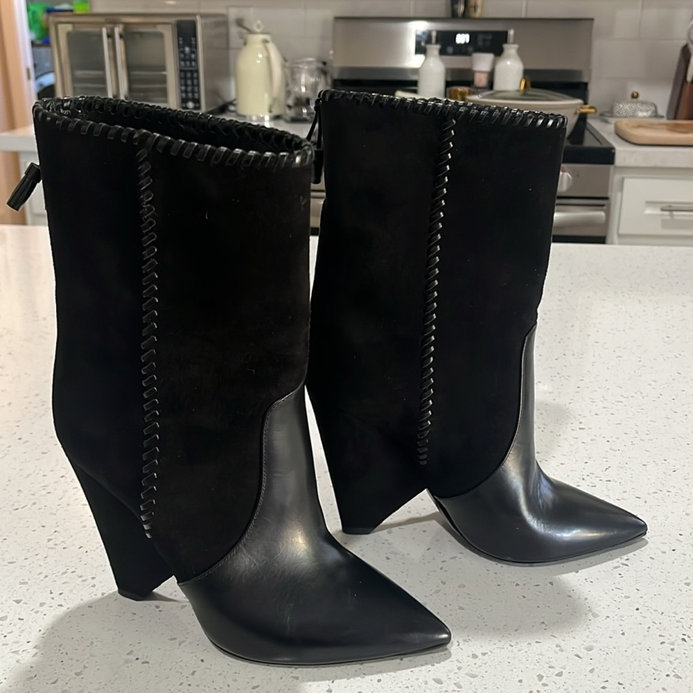 YSL Black Ankle Boots
